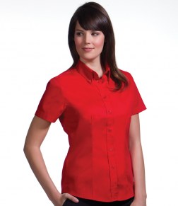 Kustom Kit KK701 short sleeve ladies Oxford shirts.